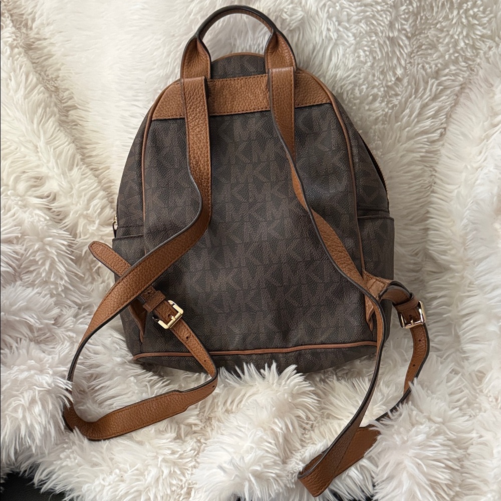 Michael Kors Dark Brown Studded Backpack - image 2